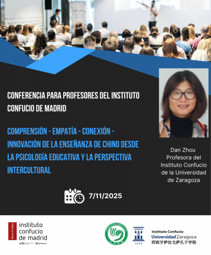 Conferencia para profesores del Instituto Confucio de Madrid